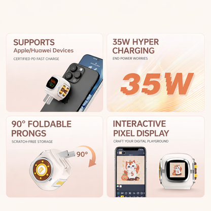 Divoom Dipow 35W Smart Pixel Fast Charger