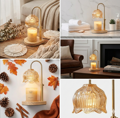 Candle Warmer Lamp Pakistan – No-Flame Electric Candle Melter with Timer | Sandokcha