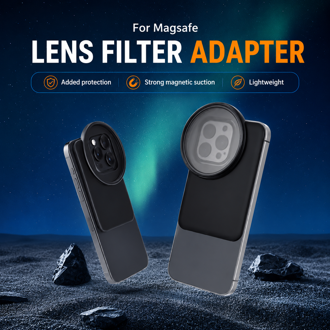 Magnetic Lens Filter Mount – 6.7 Inch