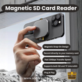 Magnetic SD Card Reader for iPhone & Smartphones (10Gbps)