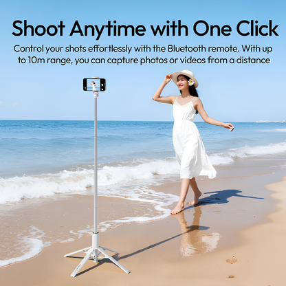 OneTap Auto Pop-Up Selfie Stick & Tripod (Ulanzi MT86) — Bluetooth Remote