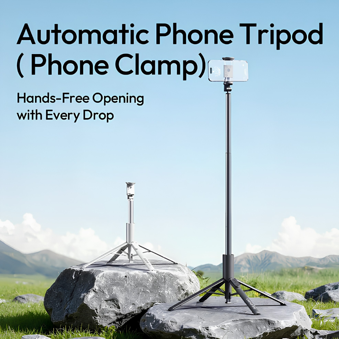 OneTap Auto Pop-Up Selfie Stick & Tripod (Ulanzi MT86) — Bluetooth Remote