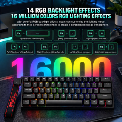 Aula WIN60 HE Wired Gaming Keyboard