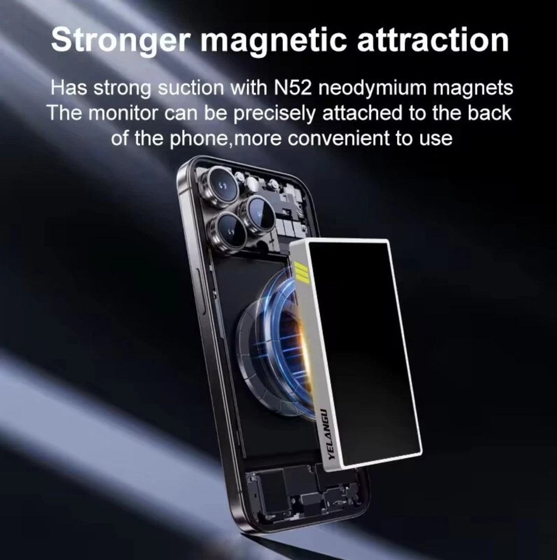 N52 neodymium magnet strong attraction to phone