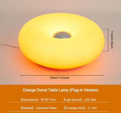 Donut Lamp XL - Wired - The new big one.  Touch Light for Desk & Wall
