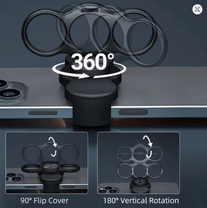Magic Triple Ring Phone Grip & Kickstand