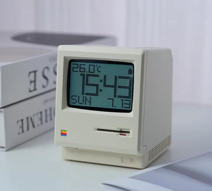 Maclock Retro Alarm Clock – 1984 Mini Macintosh Desk Clock (Pakistan)