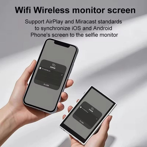 Wi-Fi wireless monitor screen syncing with iPhone and Android