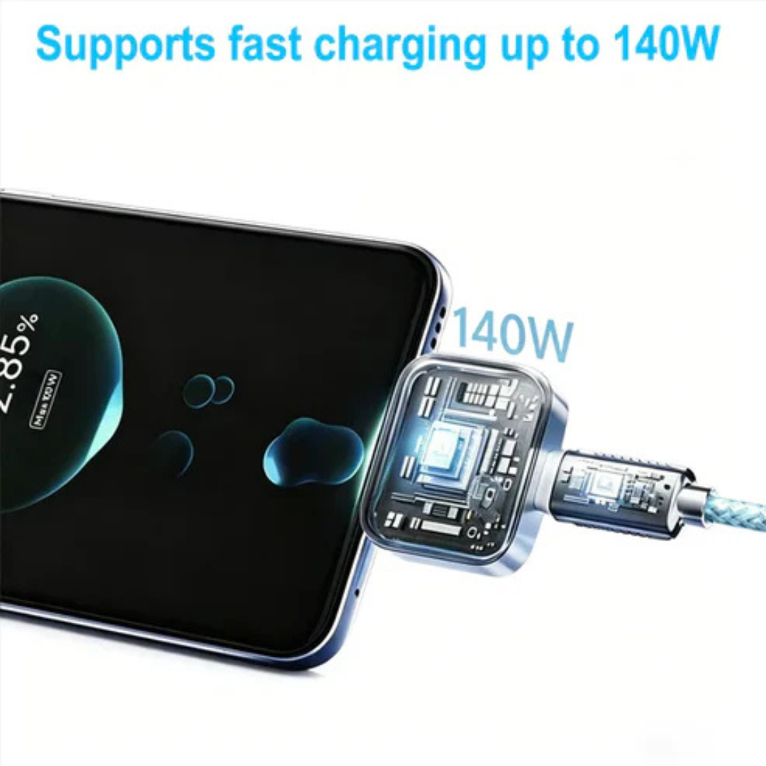 Smart Auto-Disconnect Charging Protector | Physical Power Cut-Off | USB-C | Dingend 140W
