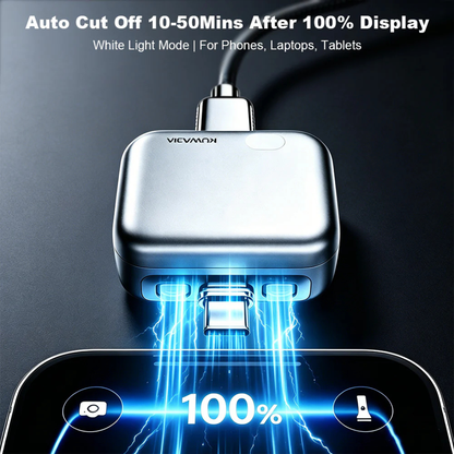 Smart Auto-Disconnect Charging Protector | Physical Power Cut-Off | USB-C | Dingend 140W