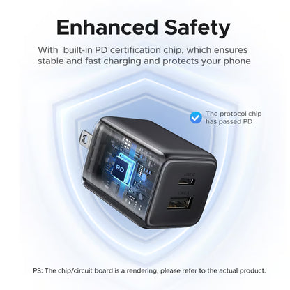 UGREEN 20W GaN Dual-Port Fast Charger
