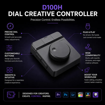 Ulanzi Creator Kit – Deck Dock & Dial Controller Bundle (Save Rs. 4,800)