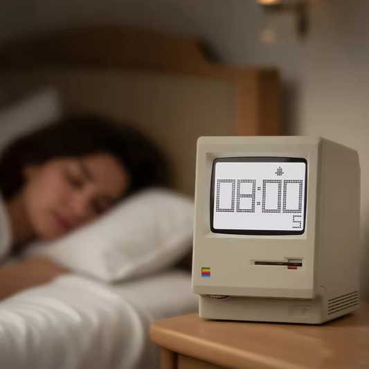 Maclock Retro Alarm Clock – 1984 Mini Macintosh Desk Clock (Pakistan)