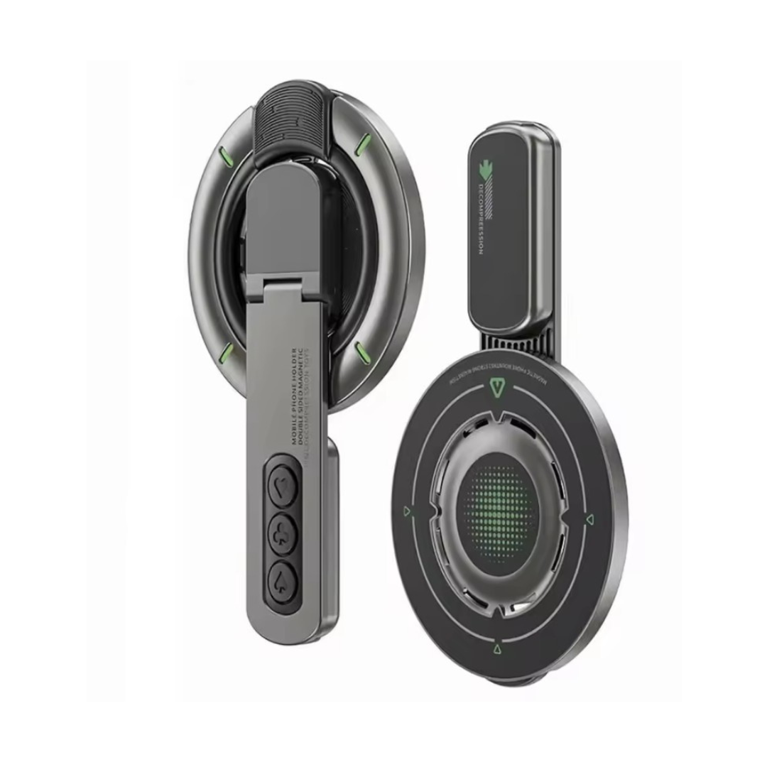 360° Rotating Magnetic Phone Holder – Double-Sided MagSafe Stand