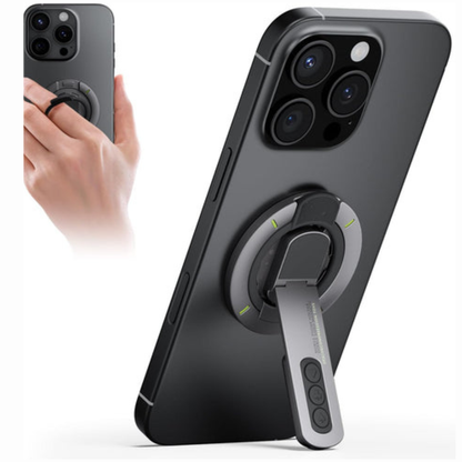 360° Rotating Magnetic Phone Holder – Double-Sided MagSafe Stand