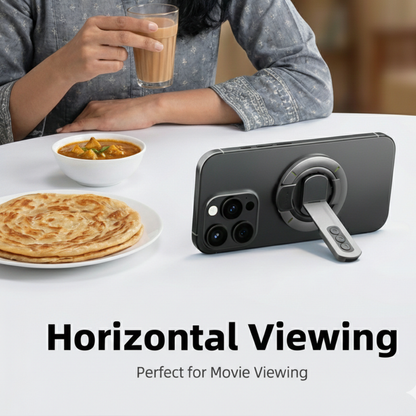 360° Rotating Magnetic Phone Holder – Double-Sided MagSafe Stand