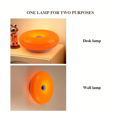 Donut Lamp – USB Rechargeable Touch Light for Desk & Wall
