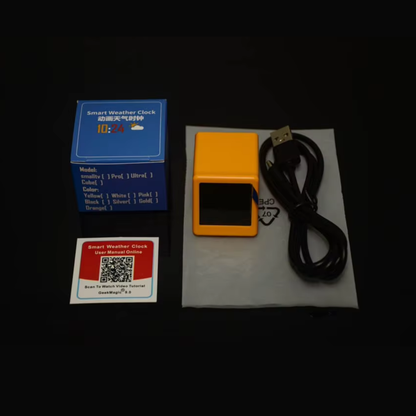 WiFi Desktop Weather Clock – Mini Animated Smart Display