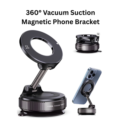 360° Vacuum Suction Magnetic Phone Bracket