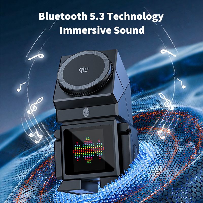 Wireless Charging Hub – Future Robots 3-in-1 25W Smart Desk Hub