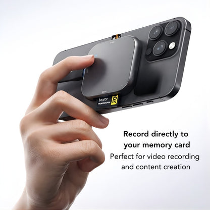 Magnetic SD Card Reader for iPhone & Smartphones (10Gbps)