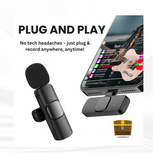 Wireless Mic for Mobile – K9 USB-C Lavalier Mic