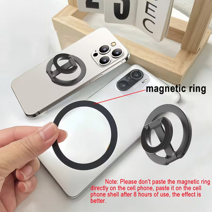 360° Rotating Dual-Sided Phone Ring Holder & Kickstand