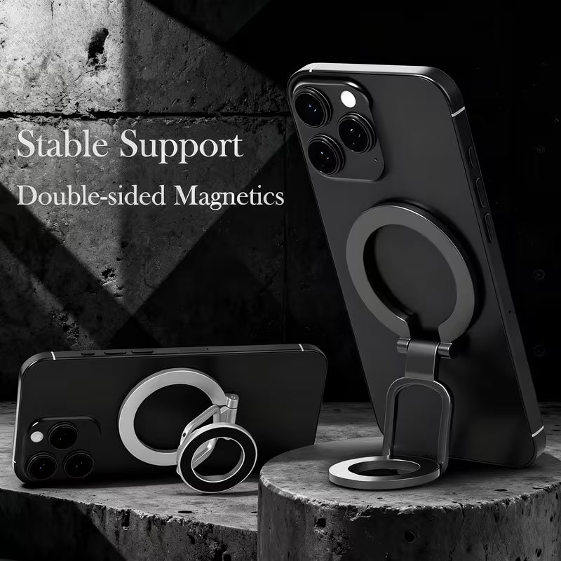 360° Rotating Dual-Sided Phone Ring Holder & Kickstand