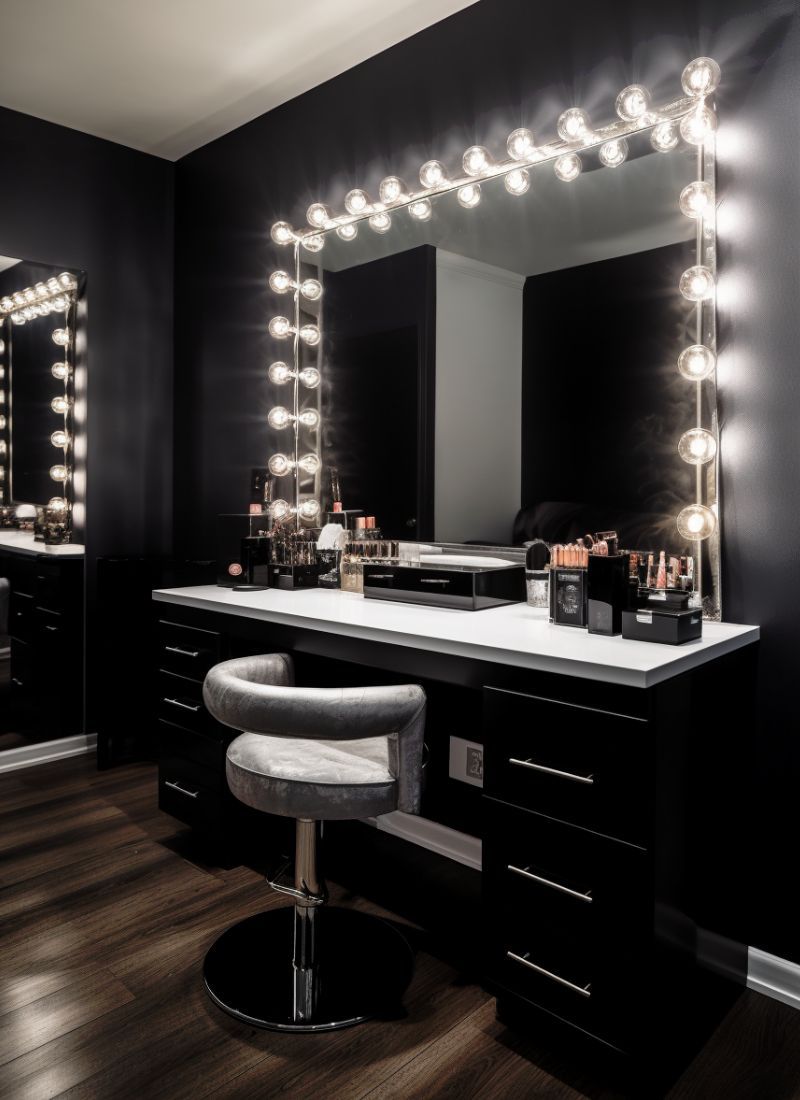Vanity Mirror make-up lights