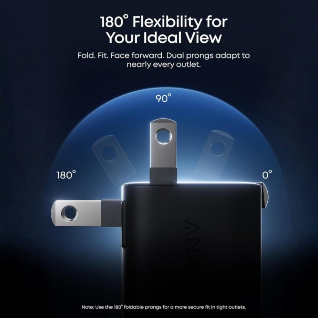 Anker Nano 45W Smart Display USB-C GaN Fast Charger (A121D)