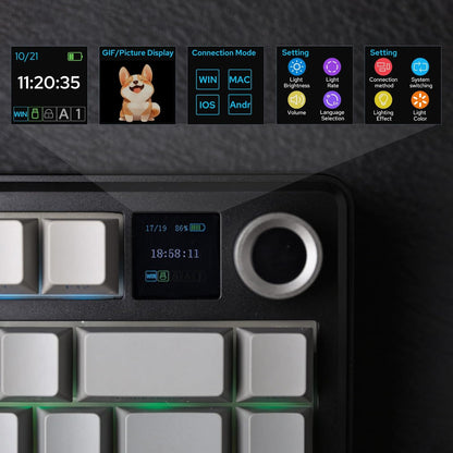 EPOMAKER Aula F75 Max Wireless Mechanical Keyboard RGB