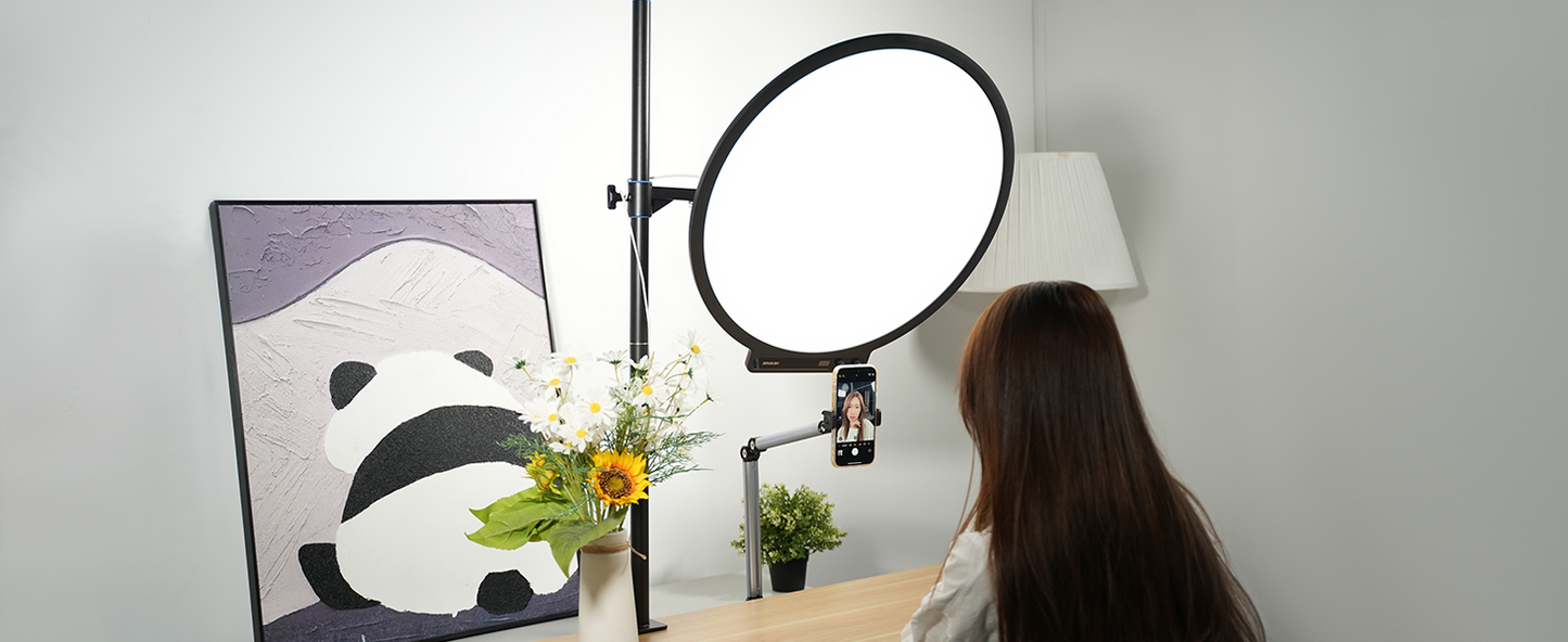 amaran Verge Max LED Video Light,60W Bi-Color 22in Circular Edge-lit Panel Light