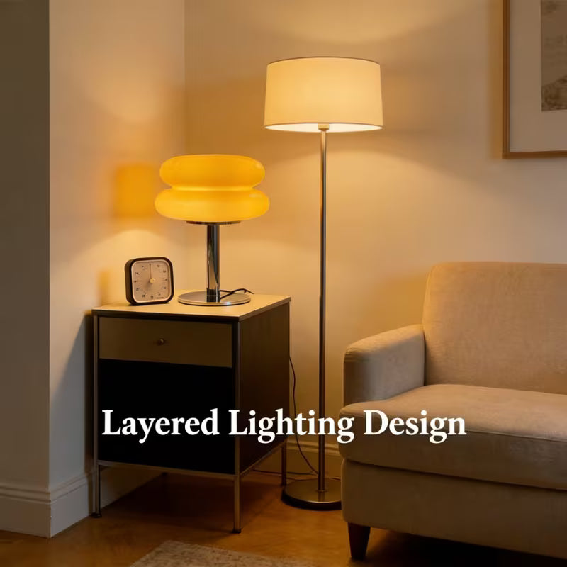 Minimalist Bread Lamp Double Layer – USB Desk & Bedside Light