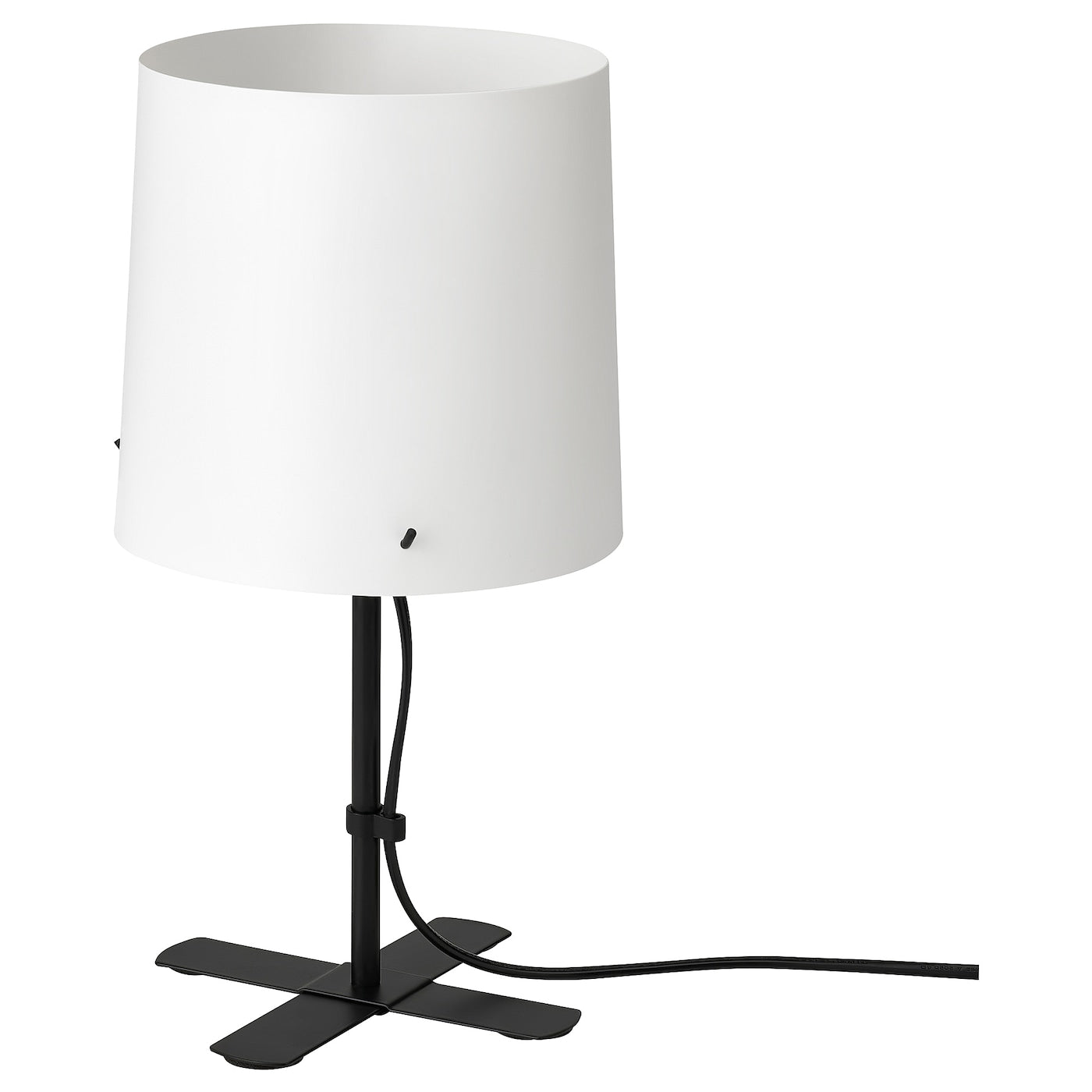 IKEA BARLAST Table Lamp – Black/White, 31 cm