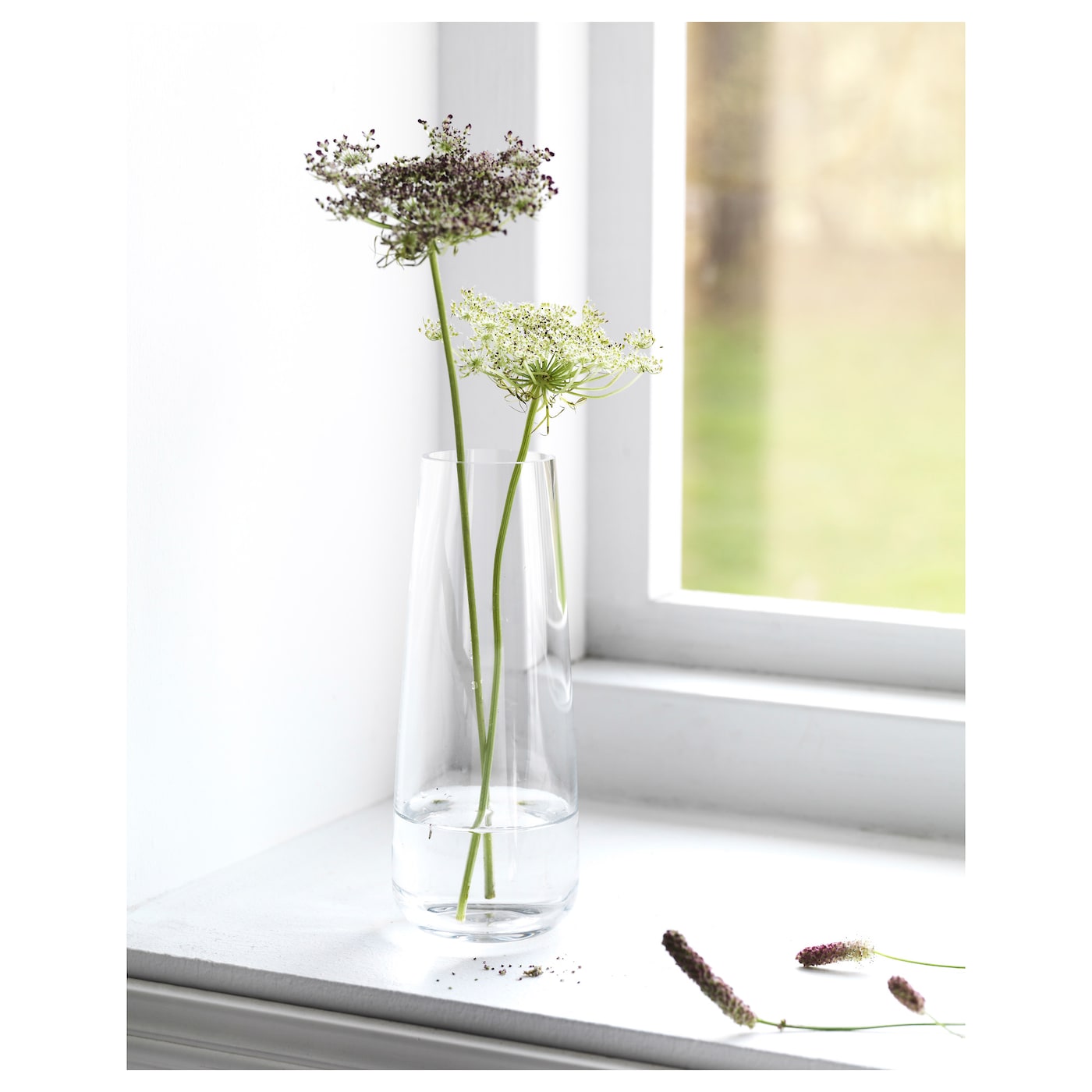 IKEA: BERÄKNA Vase – Clear Glass (15 cm)