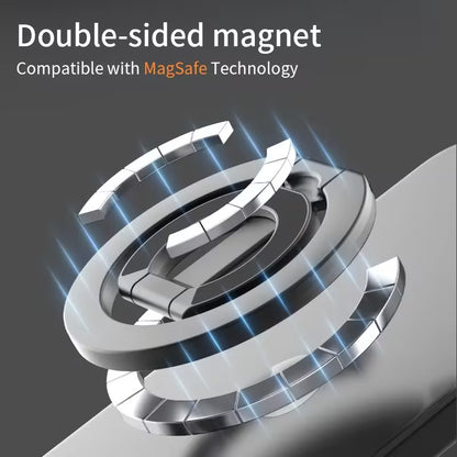 360° Rotating Dual-Sided Phone Ring Holder & Kickstand