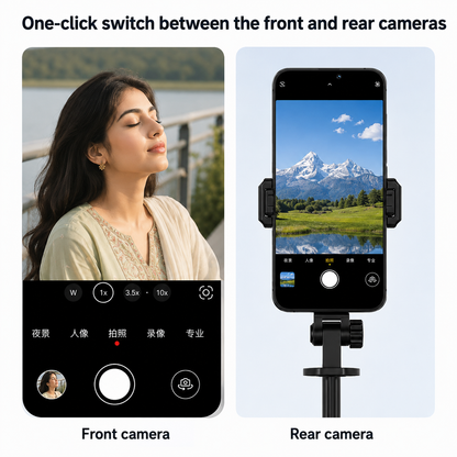CL07 Selfie Stick & Tripod with Live Display Screen
