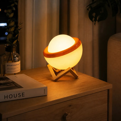 Tulip Lamp – Wood 3D Base