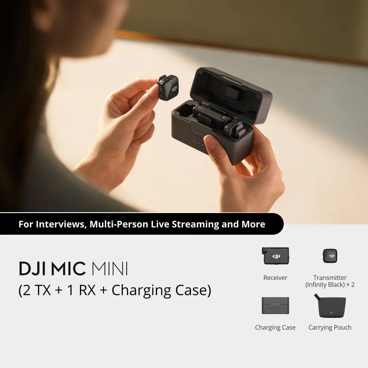 DJI Mic Mini – Ultra-Light Wireless Microphone System
