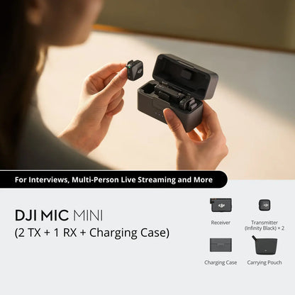 DJI Mic Mini – Ultra-Light Wireless Microphone System