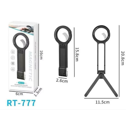 The 777 Magnetic Metal Phone Tripod | Portable Phone Holder