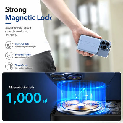 ESR Mini Kickstand Wireless Power Bank (HaloLock) 6000mAh MagSafe