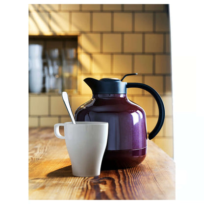Stoneware white mug – FÄRGRIK 25 cl on table setting