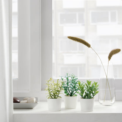 IKEA: FEJKA Artificial Potted Plants – Set of 3 Herbs (5 cm)