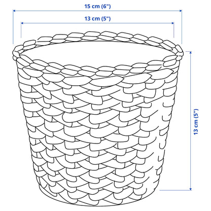 IKEA: FRIDFULL Plant pot, water hyacinth, 4 ¾ "