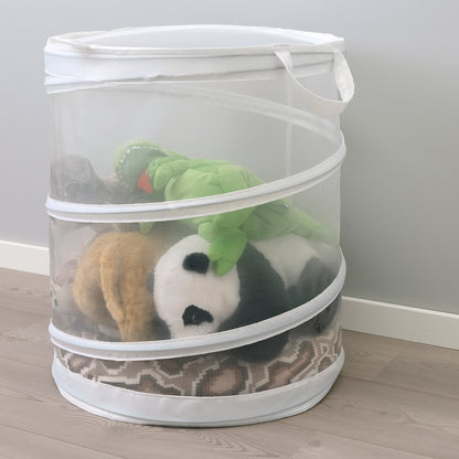 IKEA FYLLEN Laundry Basket – White, 79L