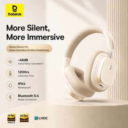 Baseus Bowie H1s – Noise Cancelling Wireless Headphones