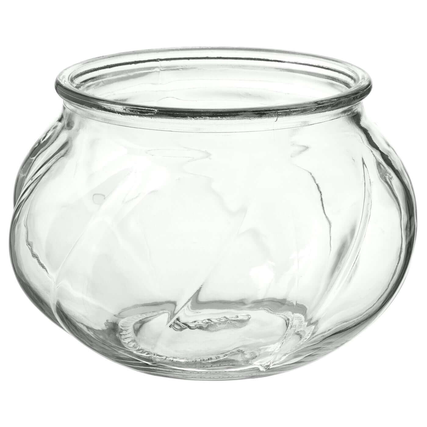 ILJESTARK clear glass vase 8 cm for small flowers or twigs
