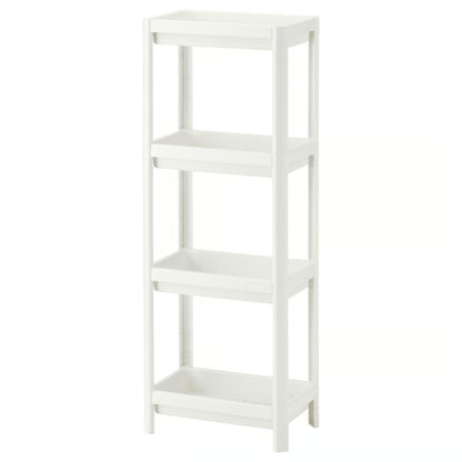 VESKEN Shelf unit, white, 37x23x101 cm