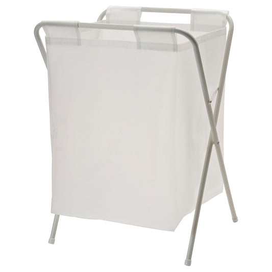 IKEA: JÄLL Laundry Bag with Stand – White (50 L)